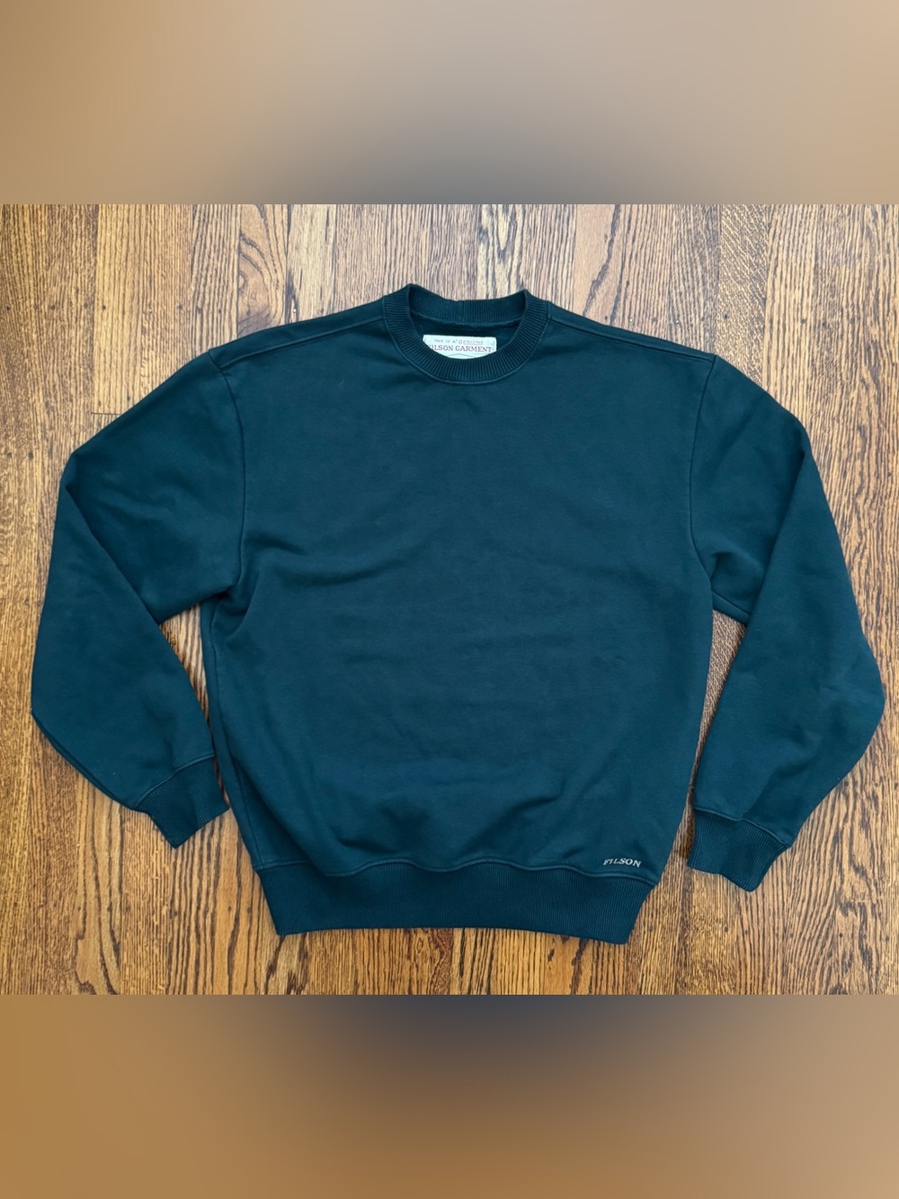 Filson Men's Dark Green Crewneck Prospector Sweatshirt